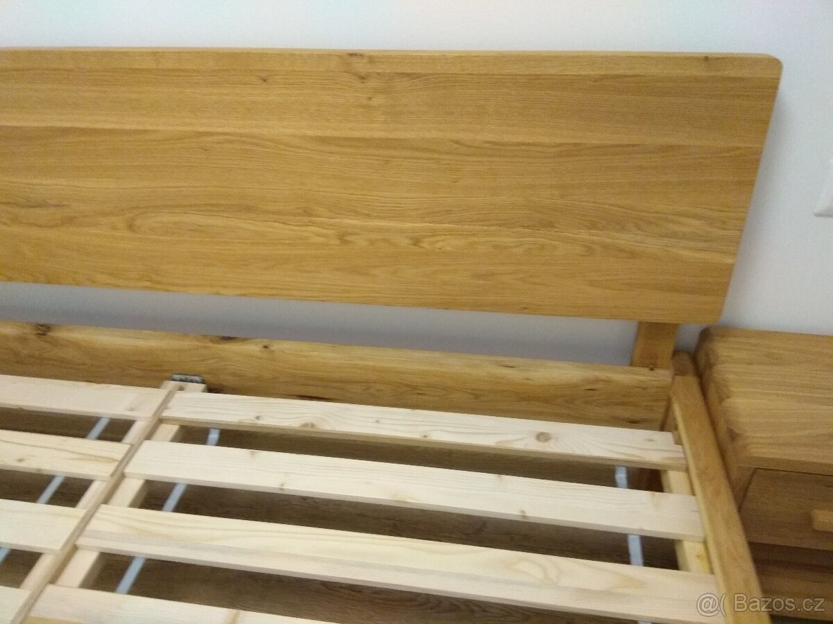 Masívna dubová posteľ Elegant + 2 stolíky zdarma, od 730€ - 10