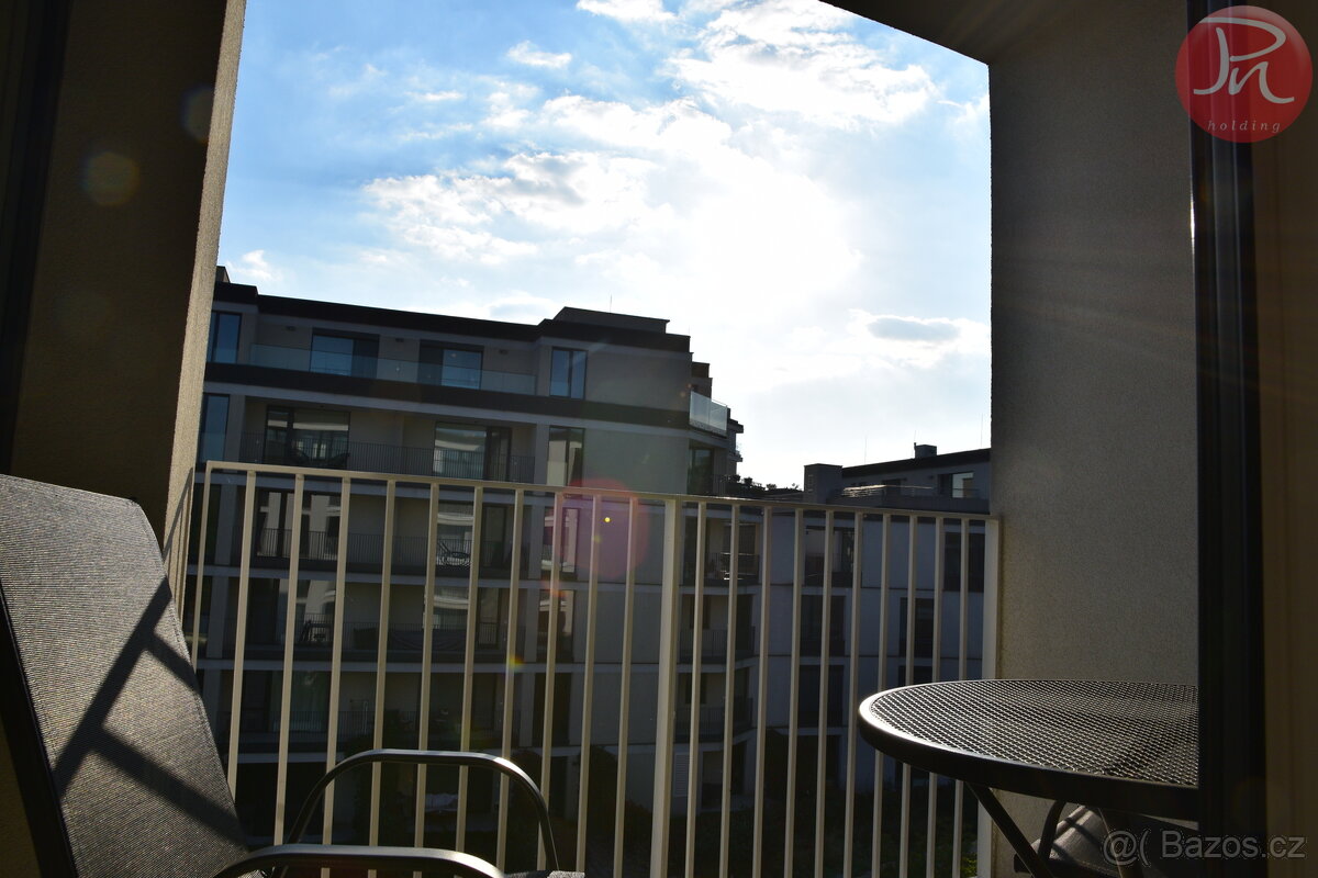 Pronájem luxusního bytu 1+kk – novostavba, 48,63 m², lodžie, - 10