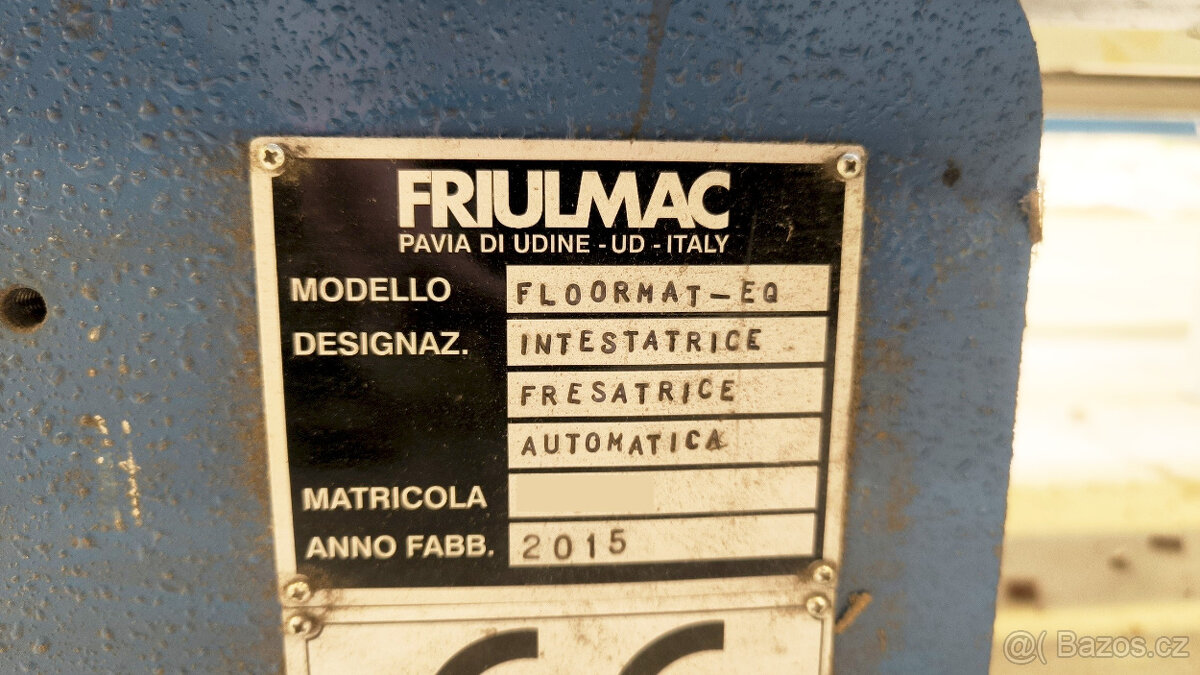 2015 pila dřevo automat příčná formát FRIULMAC Floormat EQ - 10