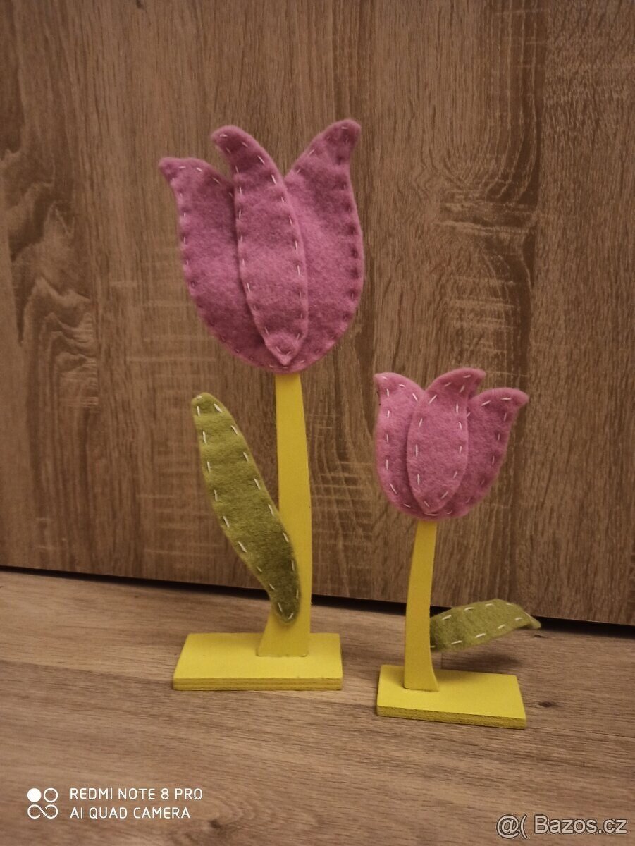 Kabelka,Dekorace tulipán cedule motýl - 10