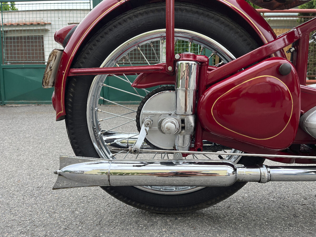 Jawa 350/18 Pérák, r.v. 1953 s TP (shodná čísla) - 10