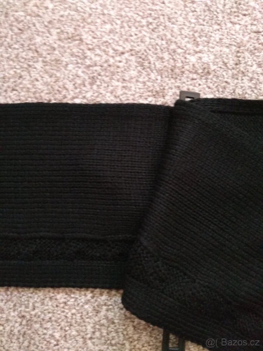 Nová dámská zimní šála Alpine Pro - černá, akryl - 10