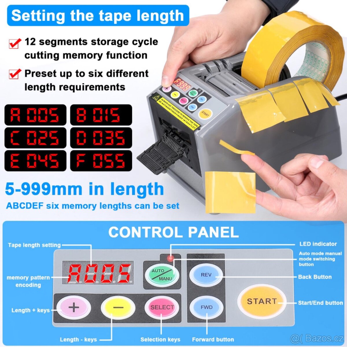 Automatický dávkovač pásek ZCUT-9 - 10
