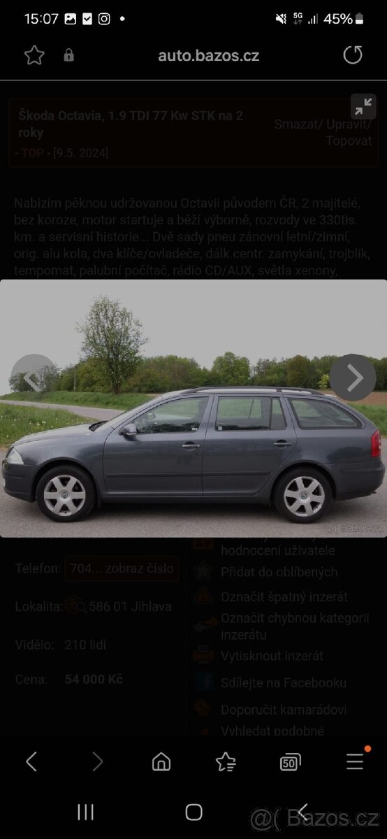 Prodám Škoda Octavia 2 - 10