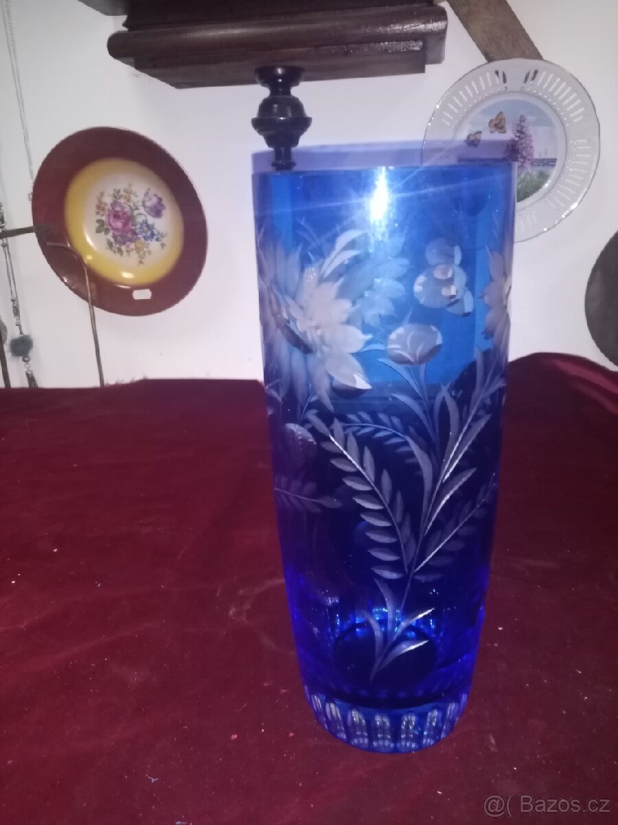 Starožitná váza brus - 10