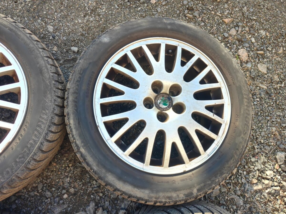 ALU sada 5x100 R16 Škoda Laurin & Klement + rezerva - 10