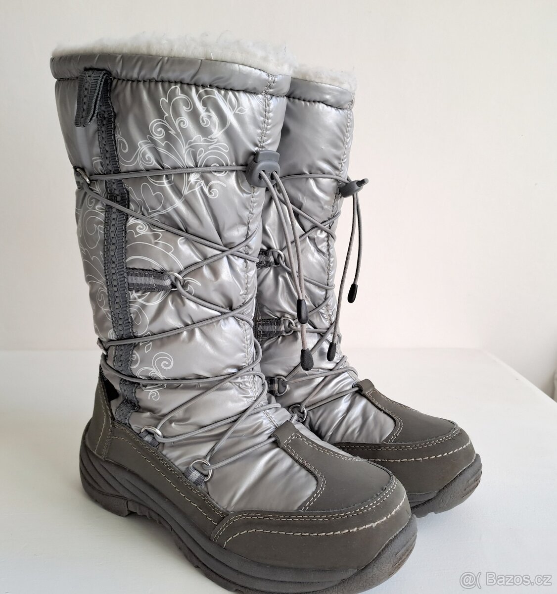 Zánovní nepromokavé dívčí zimní boty vel. 35 - 10