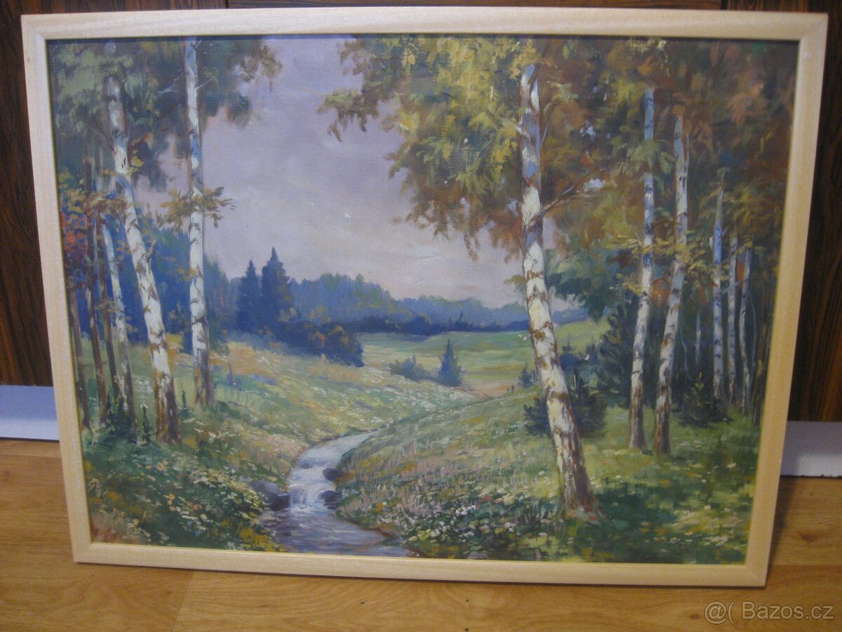 Bohumil Švanda 1897,Olej/Plátno,vídeňská škola,Český ráj - 10