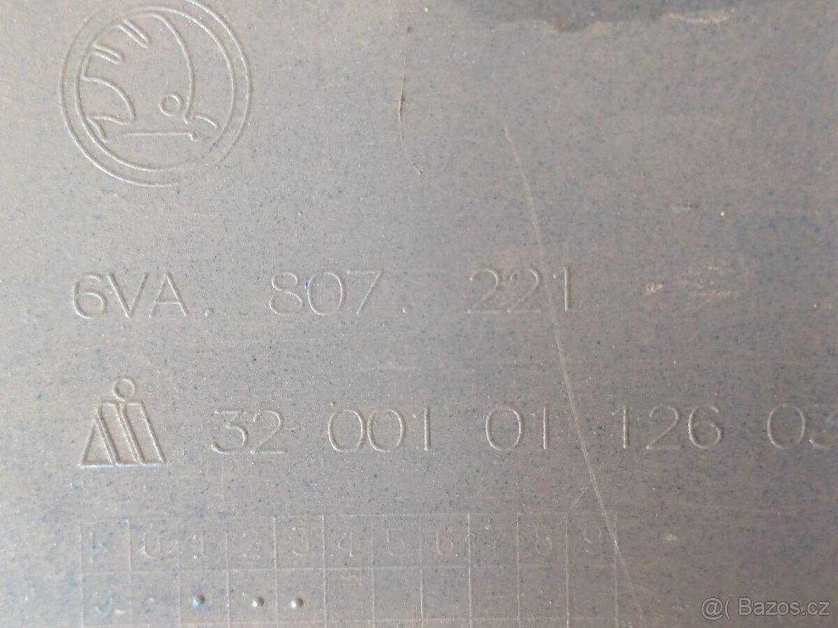 Škoda Fabia 4 IV nárazník 6VA807221 blatník čelo kapota - 10