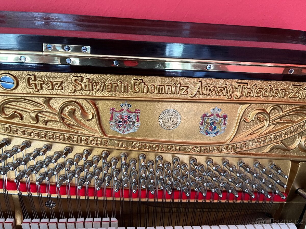 Německé pianino August Forster po odborné renovaci - 10