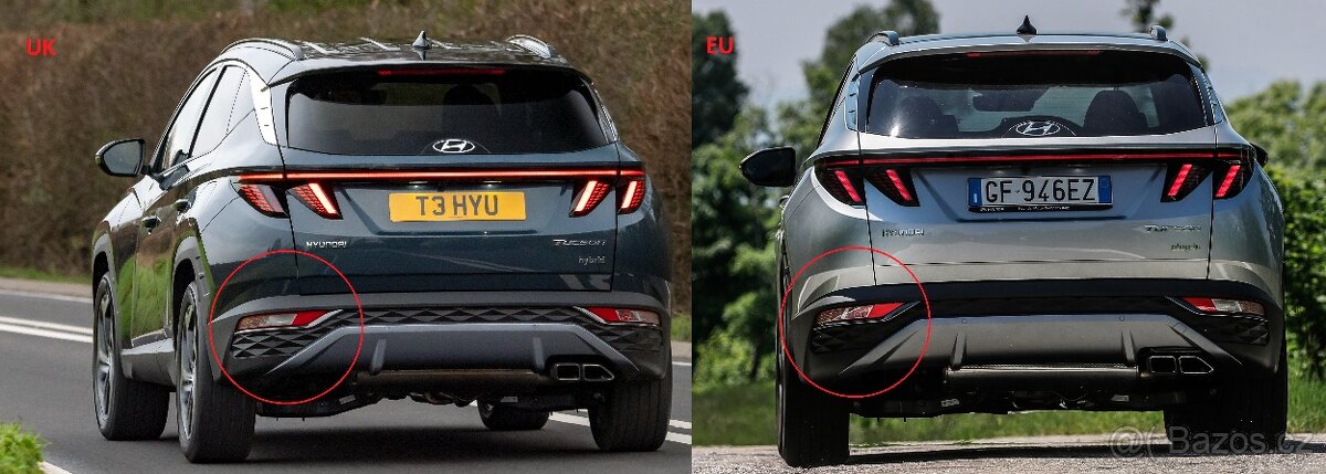 Zadní couvací/mlhové světlo na Hyundai Tucson NX4 2021-2024 - 10