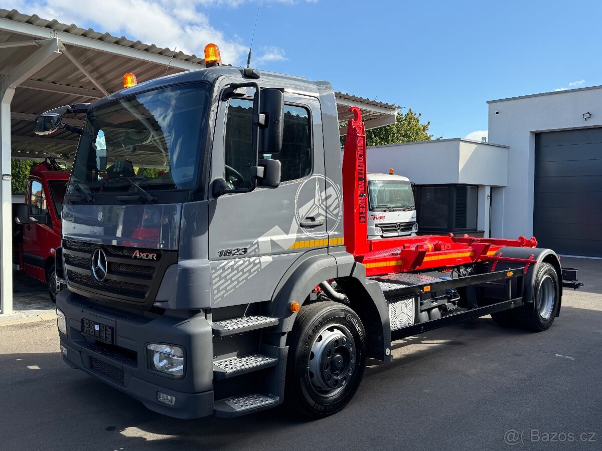 MERCEDES-BENZ AXOR 1823 HÁKOVÝ NOSIČ KONTEJNERŮ - 10