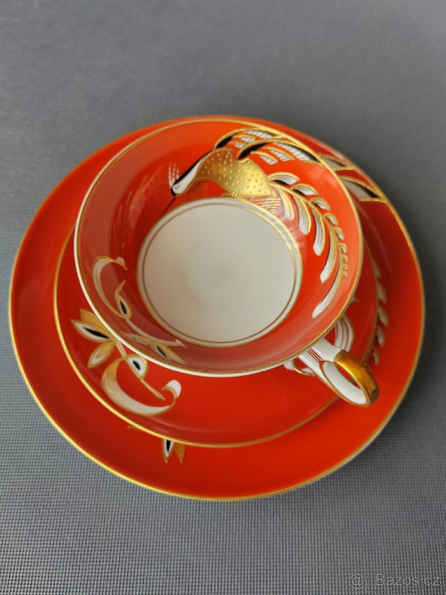 Sběratelský ručně malovaný porcelánový set Wallendorf - 10