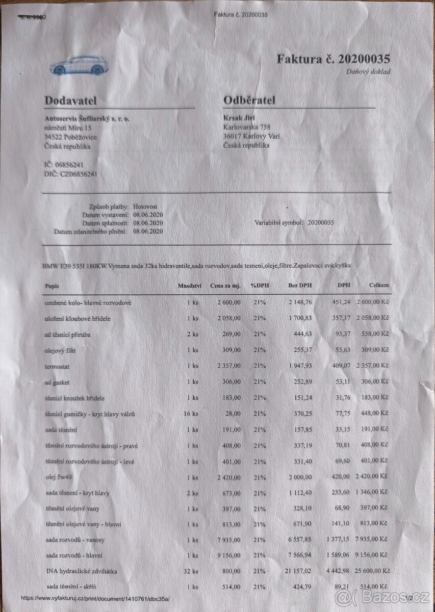 BMW E39 535i V8 M-paket - 10