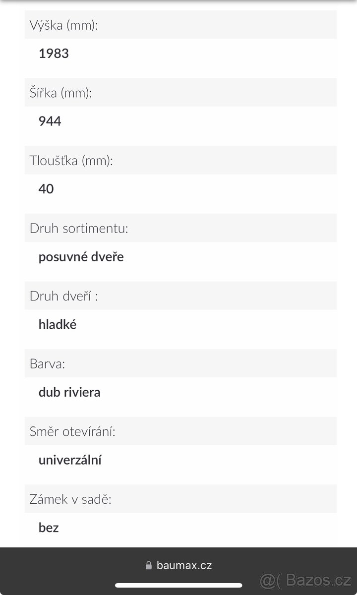 Posuvné dveře LOFT - DEKOR DUB - 10