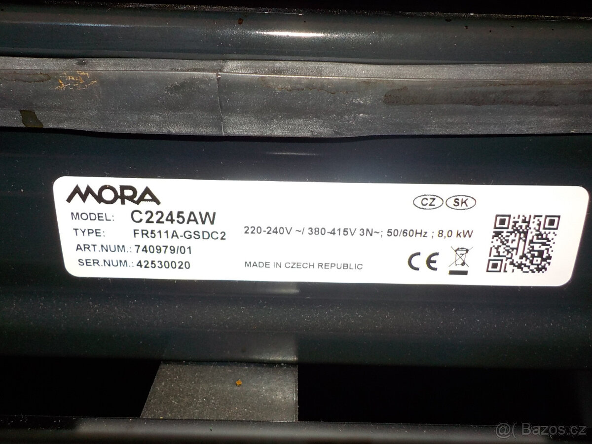 Prodám el. sporák MORA C2245AW - 10