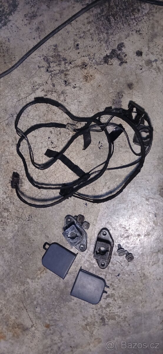 BMW E36 kabriolet hardtop, uchycení, kabeláž, krytky - 10