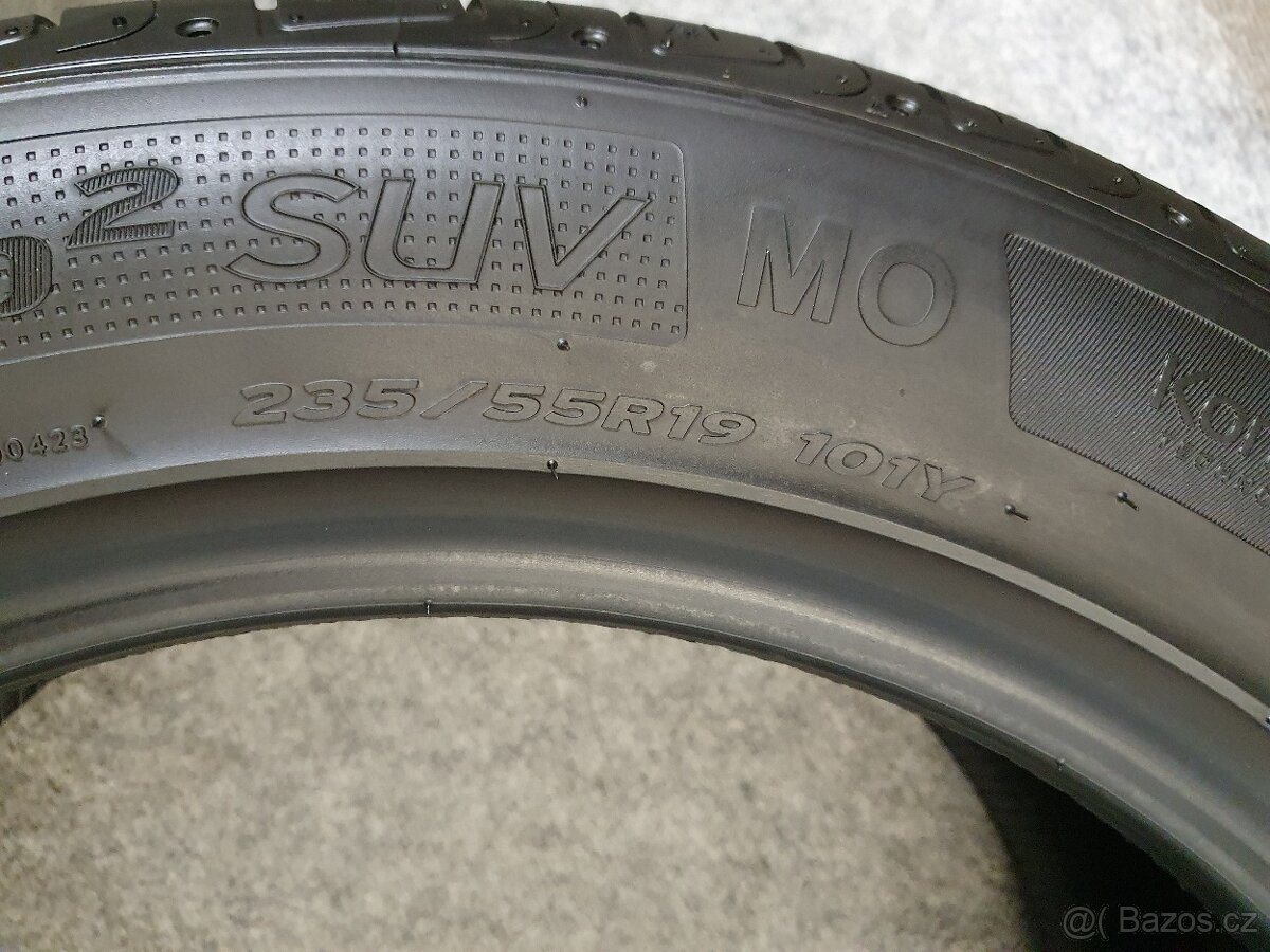 2x ZÁNOVNÍ 235/55 R19 Letní pneu Hankook Ventus S1 Evo 2 SUV - 10