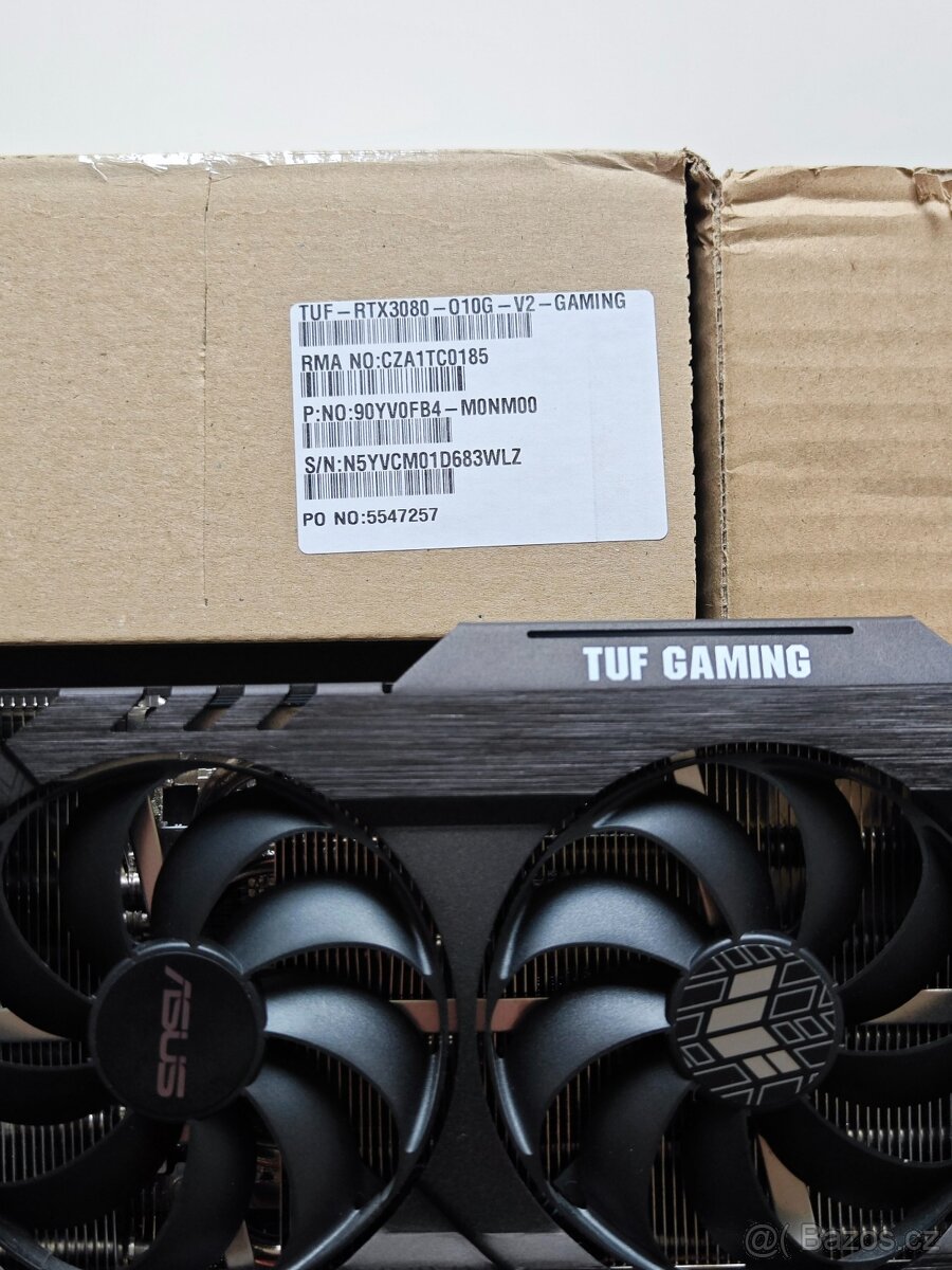 Grafická karta ASUS TUF RTX 3080 Gaming V2 10GB - 10