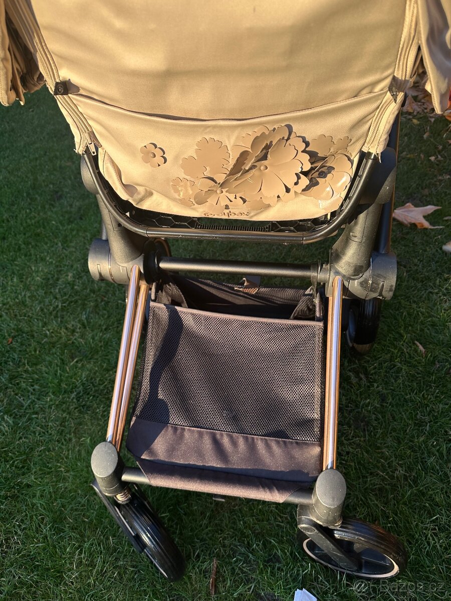 Cybex e-Priam rosegold Simply flowers beige - 10