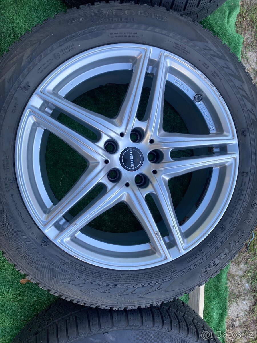 Zimní kola BMW X3 G01 225/60R18 vzorek 5,8mm - 10