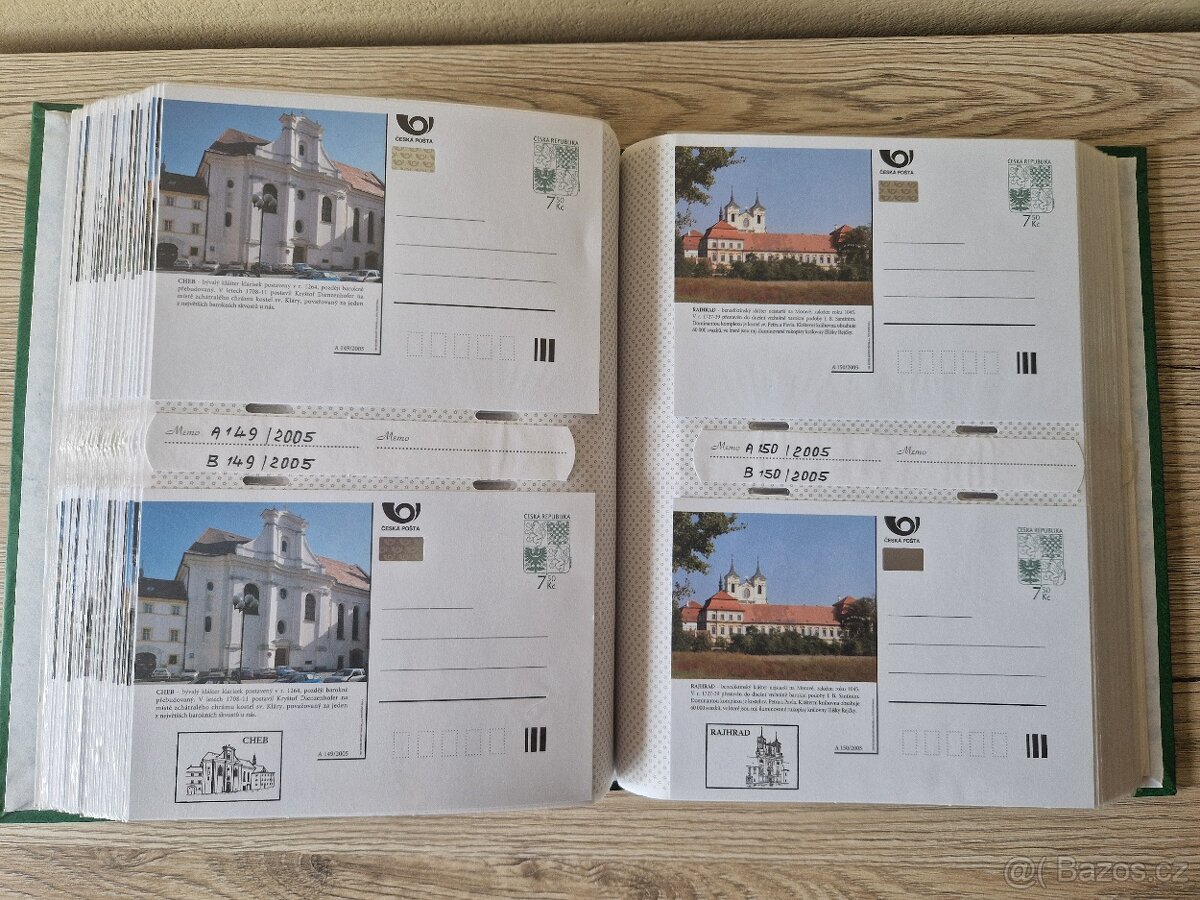 Dopisnice ČR v zásobníku. - 10