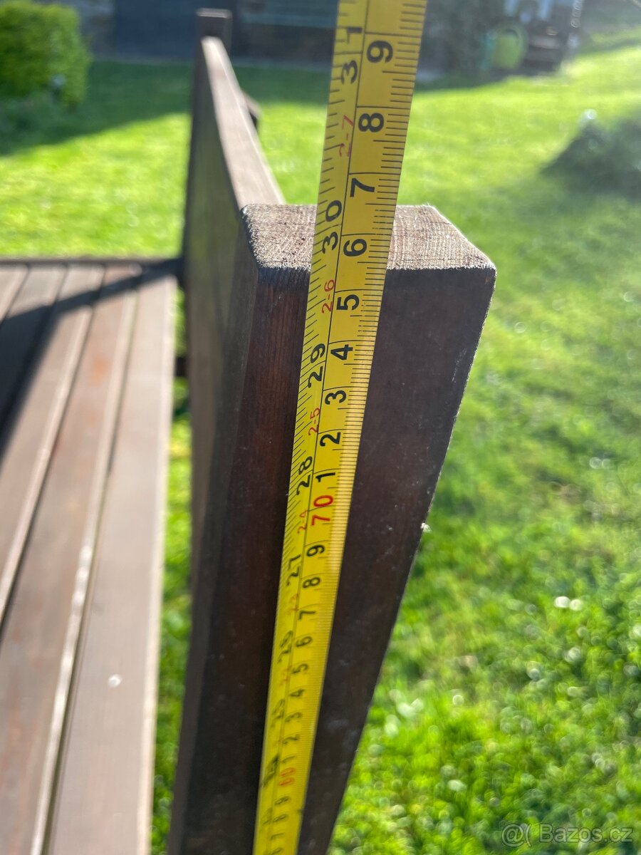 Venkovní dětský sedací set ze dřeva - 10