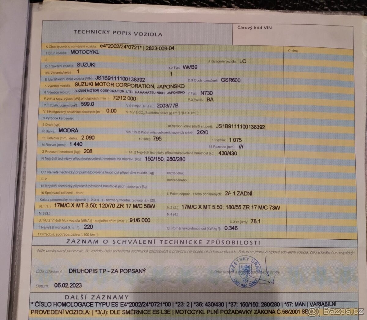 Suzuki GSR 600 - 10