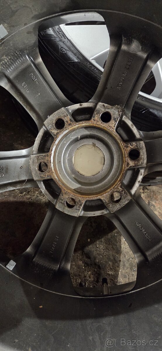 Alu kola R20 6x139,7 mak, Toyota land cruiser, letní 265/45 - 10