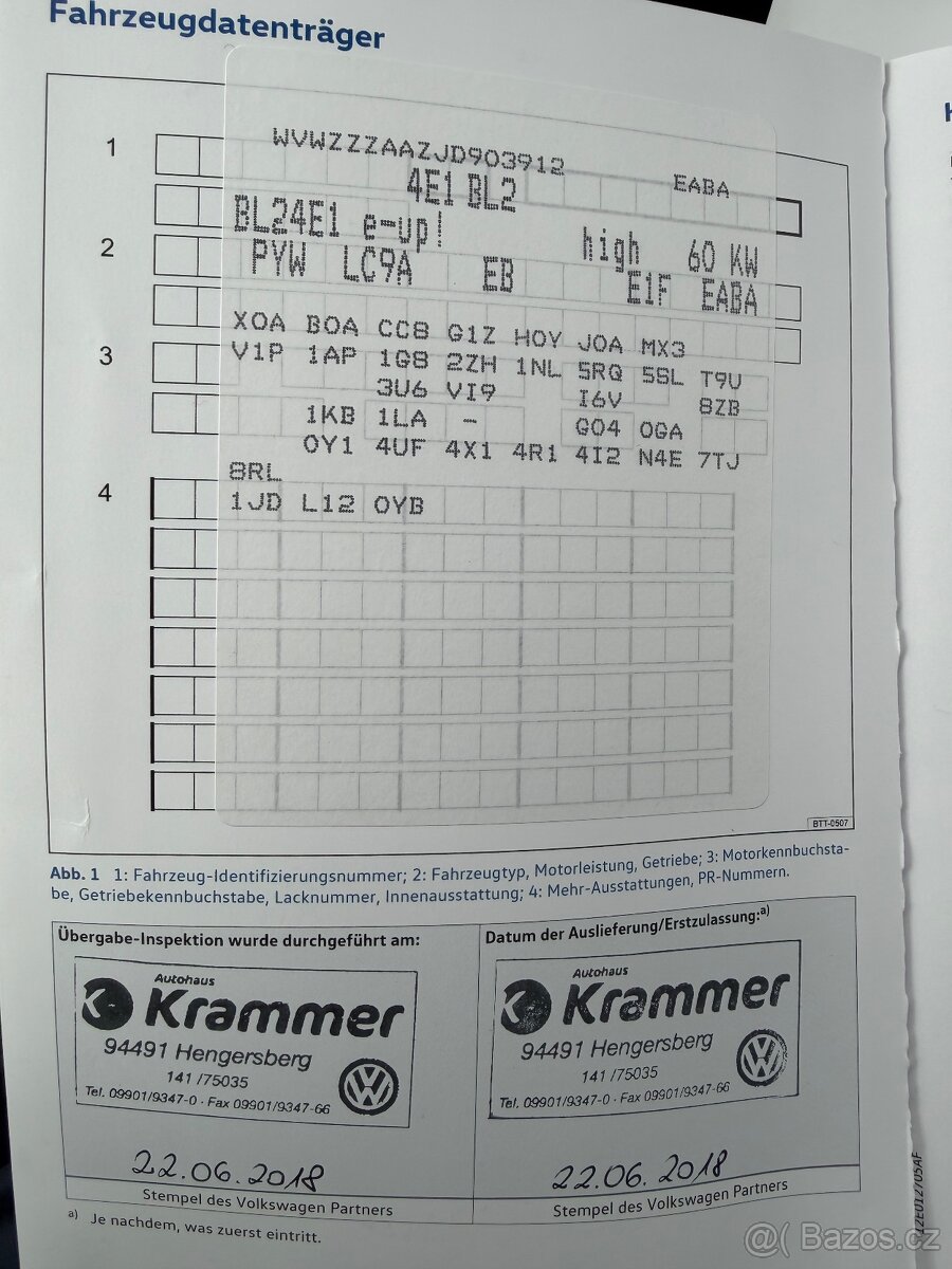 Volkswagen e-Up Highline 60kW/18,7kWh/45TKM/ - 10