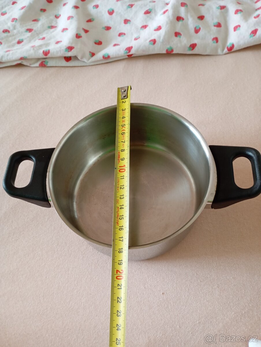 vintage smaltované plechy,smalt ,nerez pánev,barová židle - 10