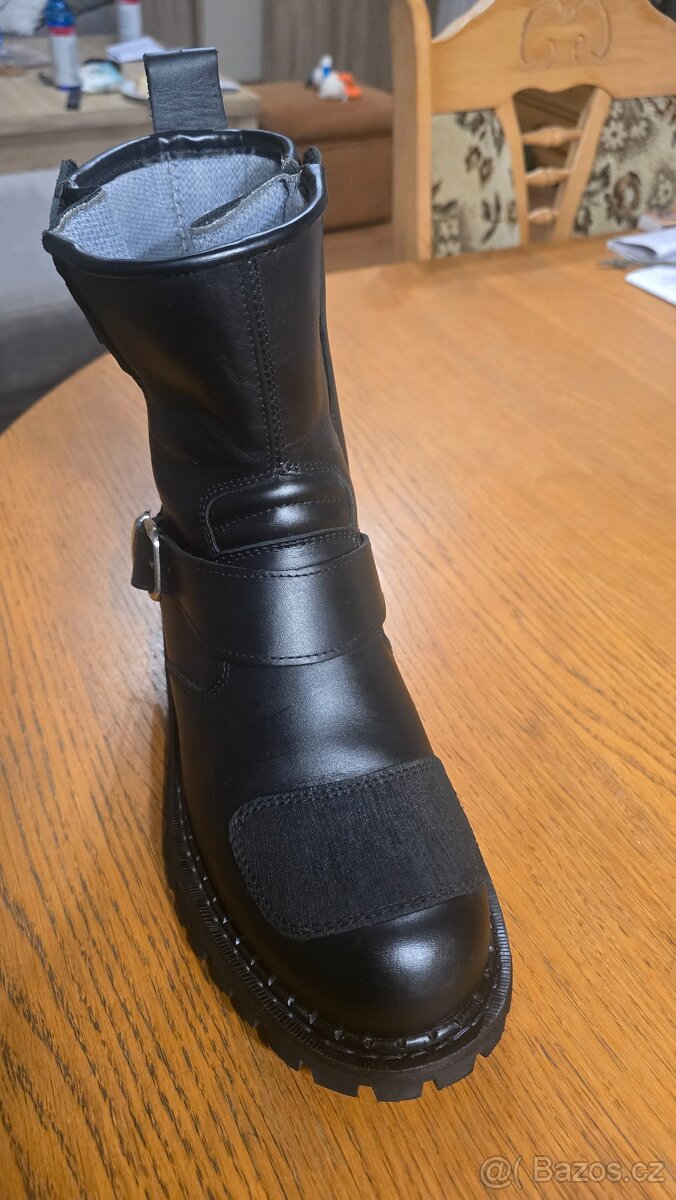 Kožené boty na moto - 10