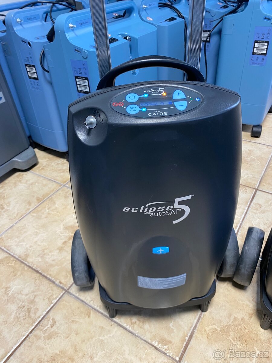 Přenosný kyslíkový přístroj - baterie - vozík - ZÁRUKA - 10