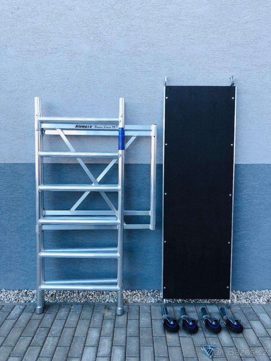 Pojízdné hliníkové lešení. FS 75 - 10