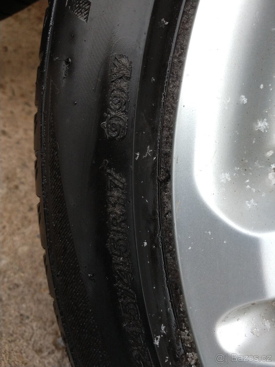 Mercedes benz W211 / S211 sada originál ALU 17" - 10