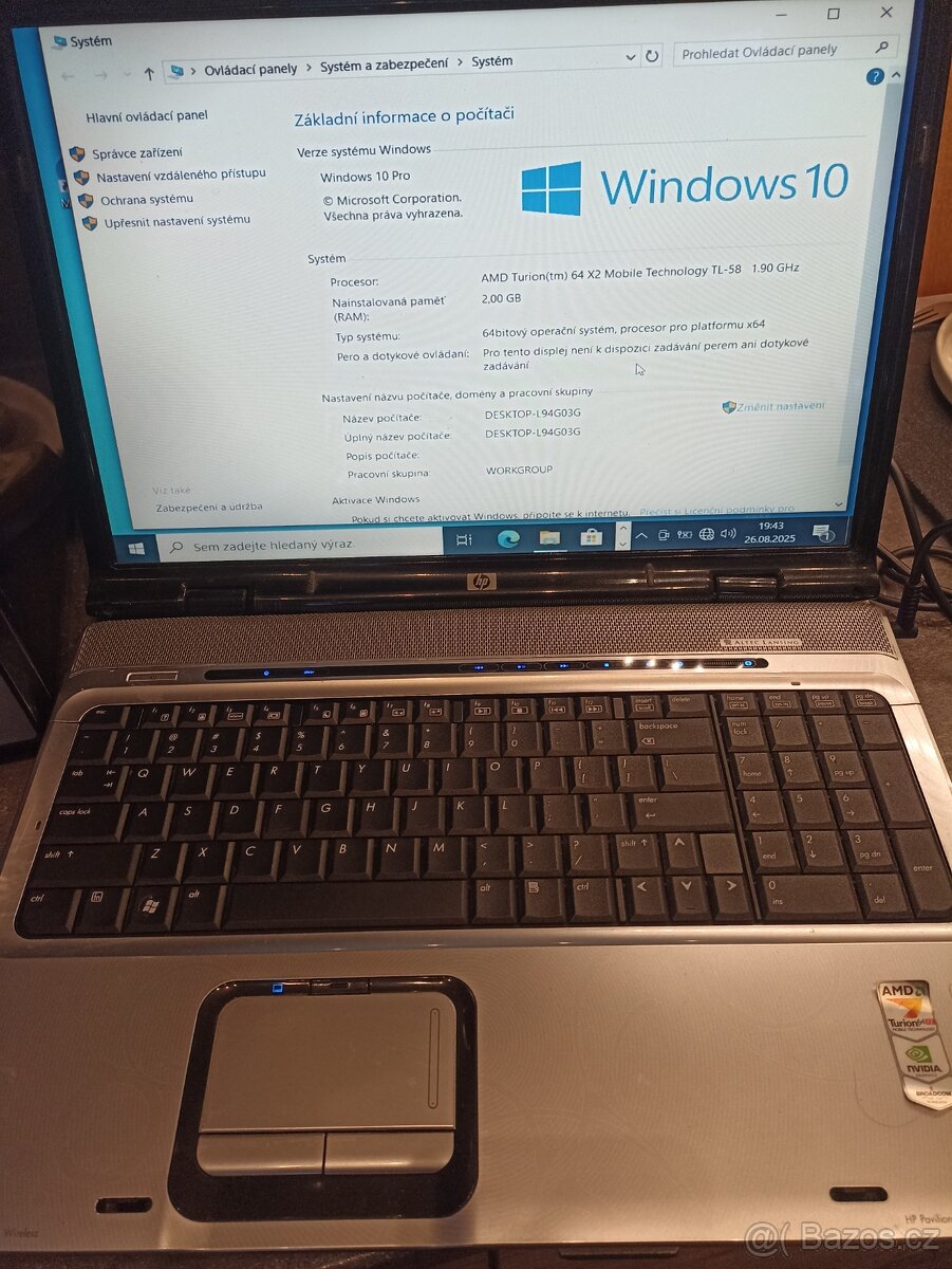 17"Notebook HP dv9000 - 10