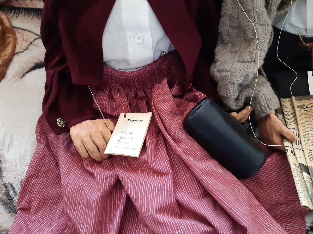 Dvě velké marionety - babička a dědeček - 10