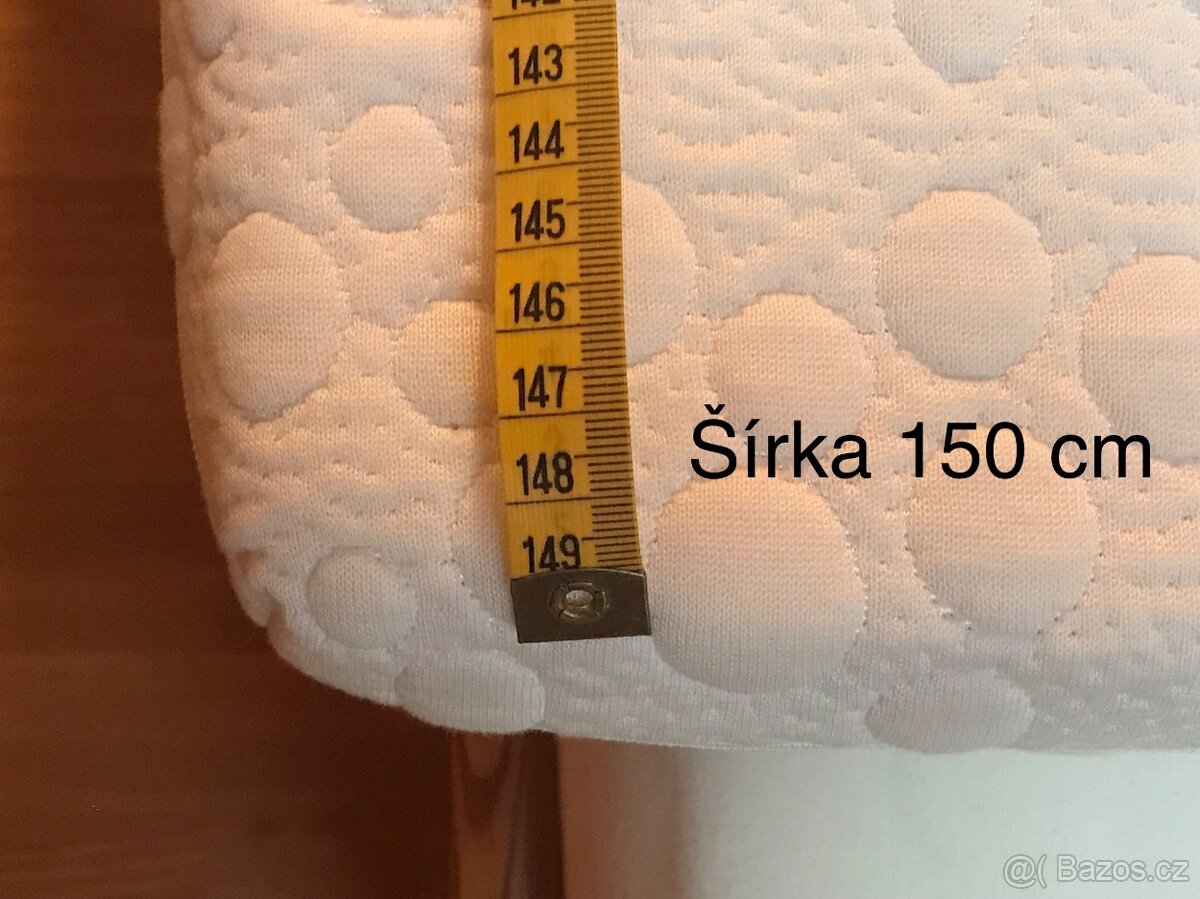 Vrchní paměť. matrace 200x150x8 cm se snímatelným potahem - 10