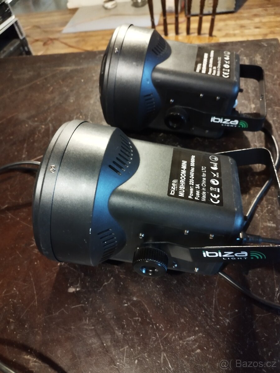 LED disco světlo Ibiza Mushroom-Mini 2 kusy - 10