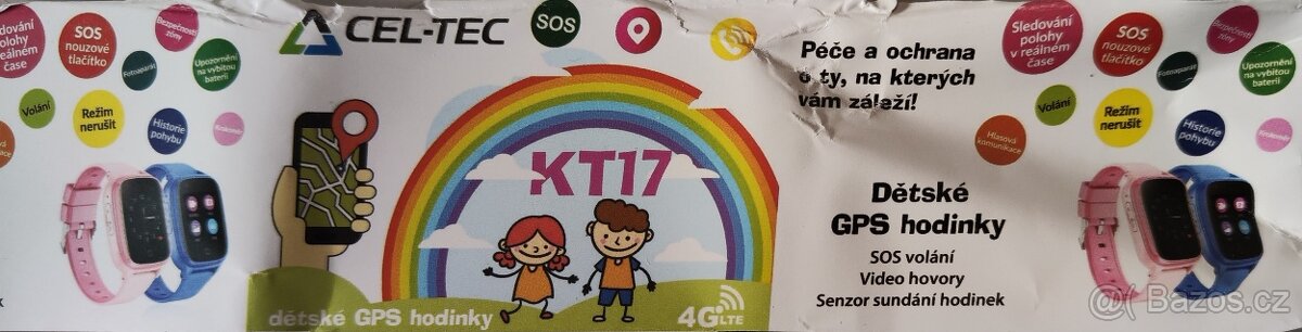 Dětské chytré hodinky s GPS - CEL TEC KT17 - 10