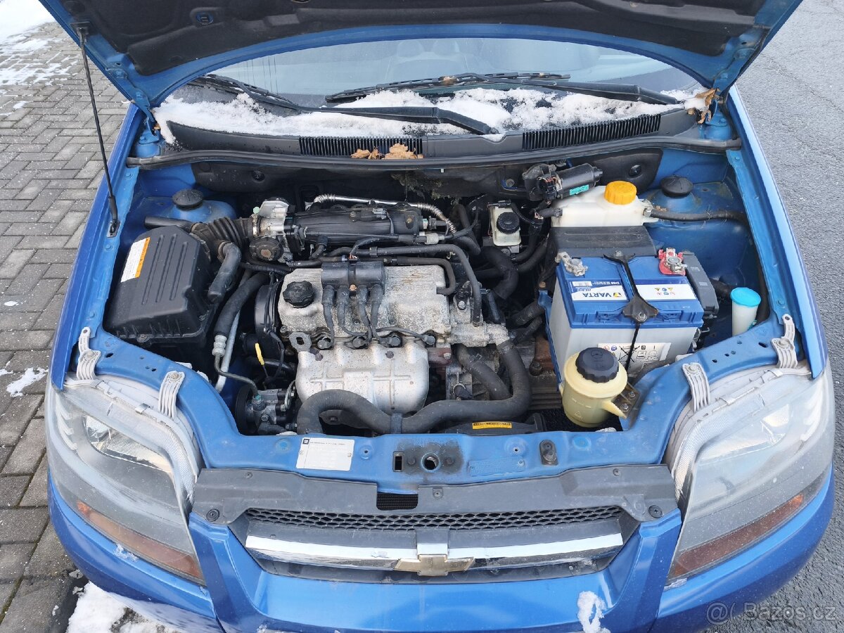 Chevrolet Kalos 1.2i /odřený LZ blatník, pojízdné auto/ - 10