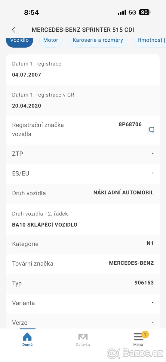 Mercedes sprinter sklapěč - 10