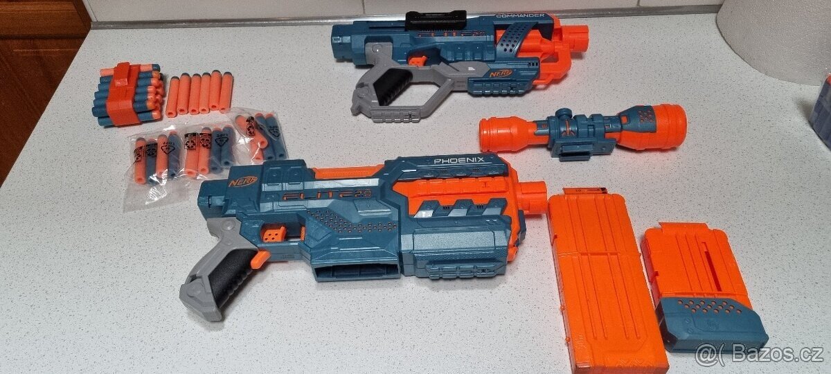 Nerf ELITE 2.0 - 2 zbraně: PHOENIX + COMMANDER - 10