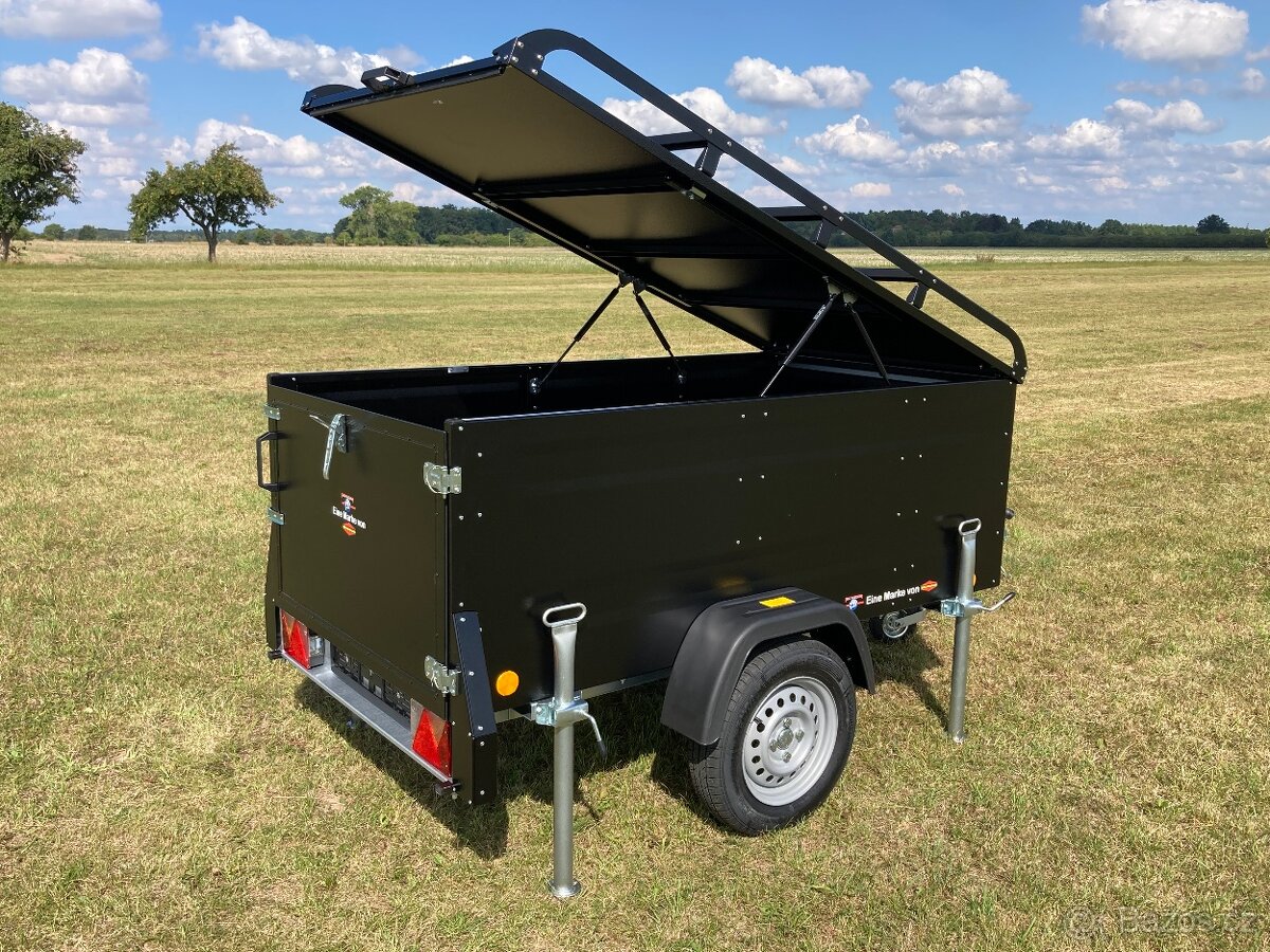 Přívěsný Vozík CAMPING Blackout s Nosičem na Stan Böckmann - 10