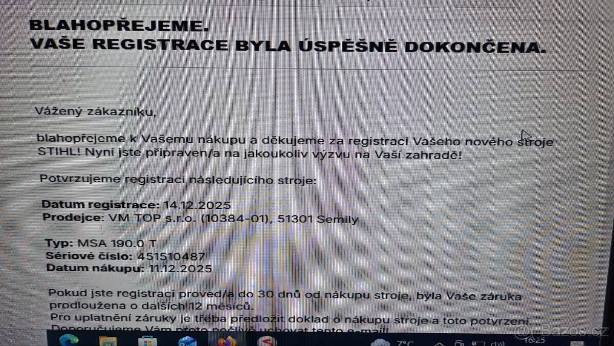 Stihl msa 190T Profi aku - 10