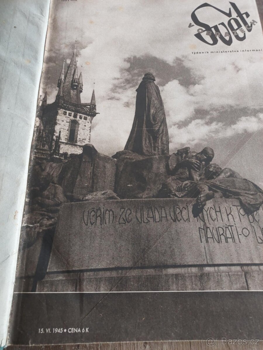 Týdeník Svět v obrazech 44 výtisků v původní verzi ve svazku - 10