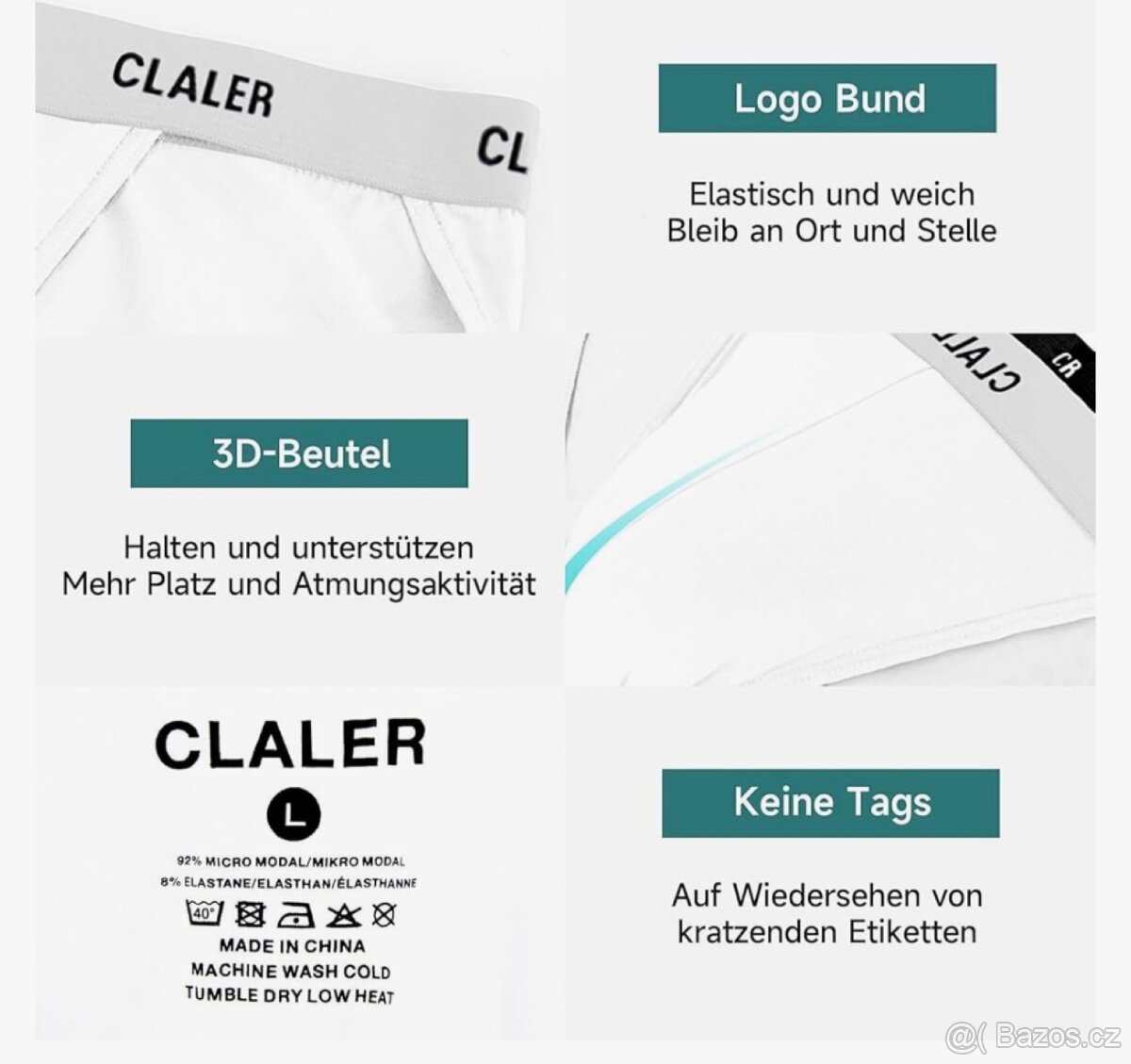 Pánské slipy 3 ks (sada) - 10