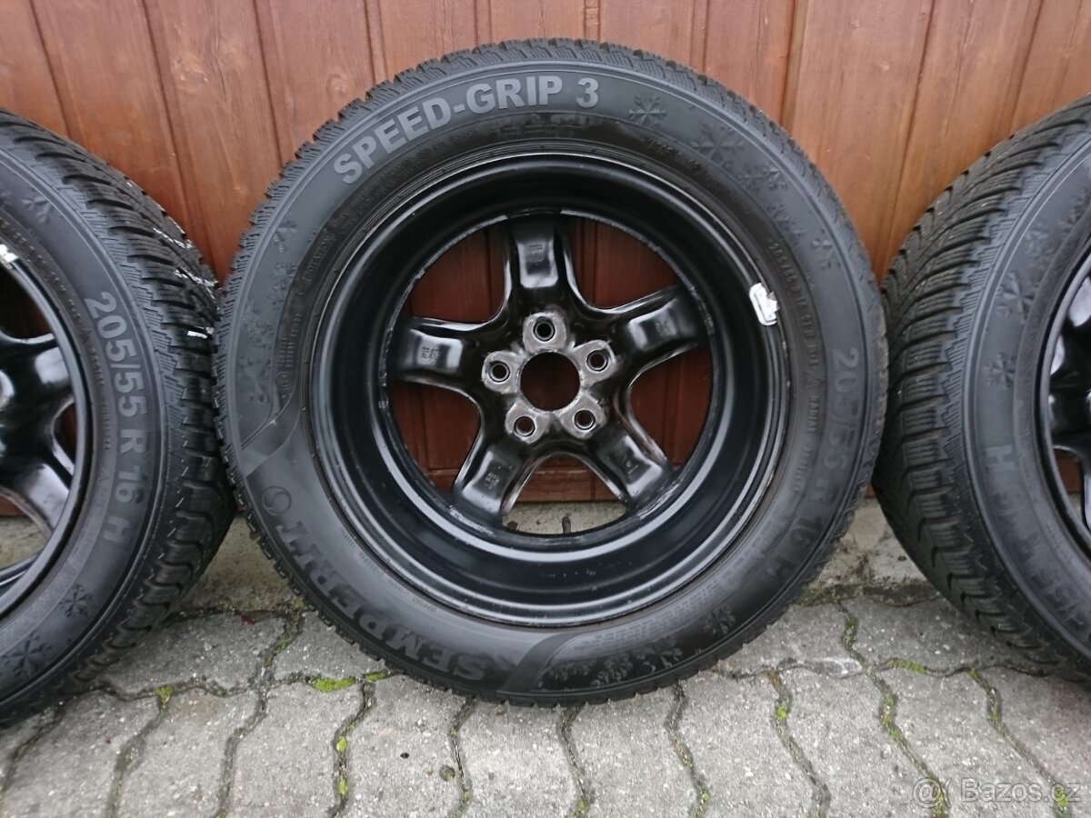 Renault Megane 3,4 16" Originální 205/55/16 zimní alu Kola - 10