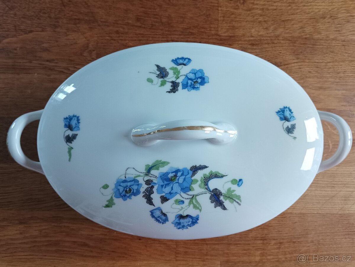 ART DECO PORCELÁNOVÁ TERINA MADESCLAIRE EMILE LIMOGES FRANCE - 10