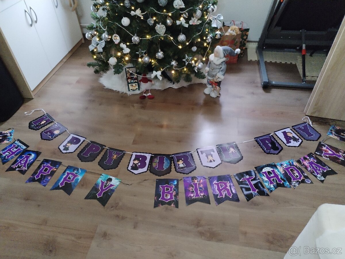 Wednesday výzdoba narozeninová - 10